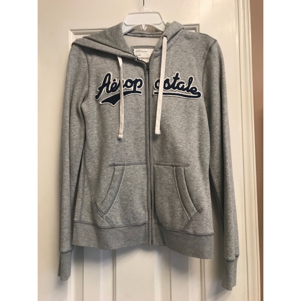 Aeropostale gray hoodie size Medium